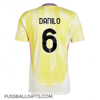Juventus Danilo Luiz #6 Fußballbekleidung Auswärtstrikot 2024-25 Kurzarm Juventus Danilo Luiz #6 Fußballbekleidung Auswärtstrikot 2024-25 Kurzarm